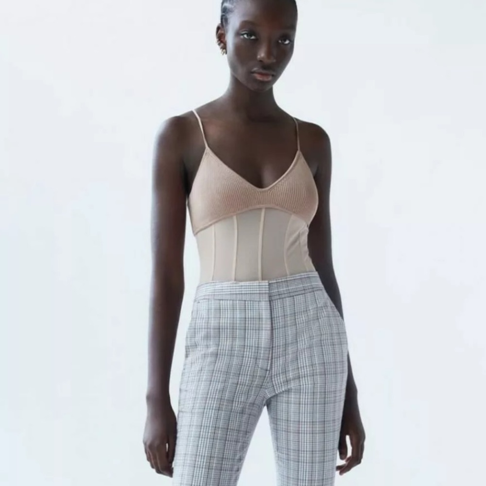 🆕NWT🆕 Zara Checkered cigarette pants